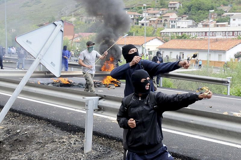 PROTESTAS DEL SECTOR DE LA MINERÍA LEONESA