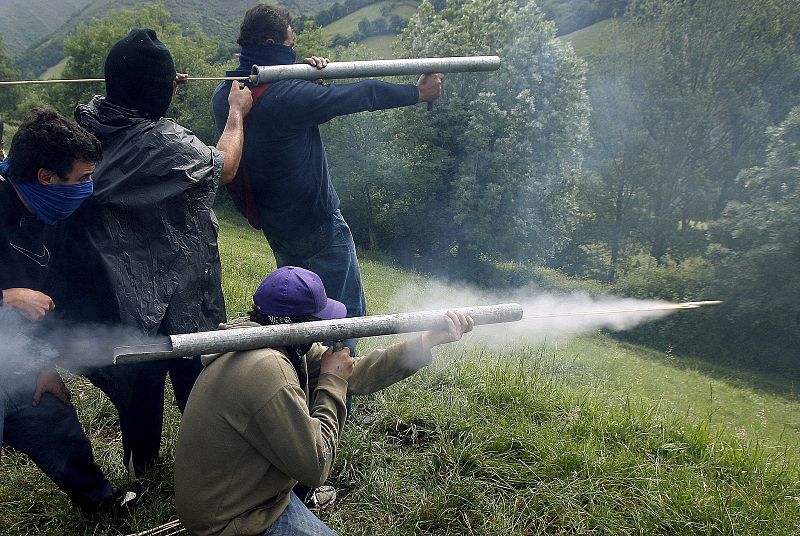 Protestas de los mineros de Asturias