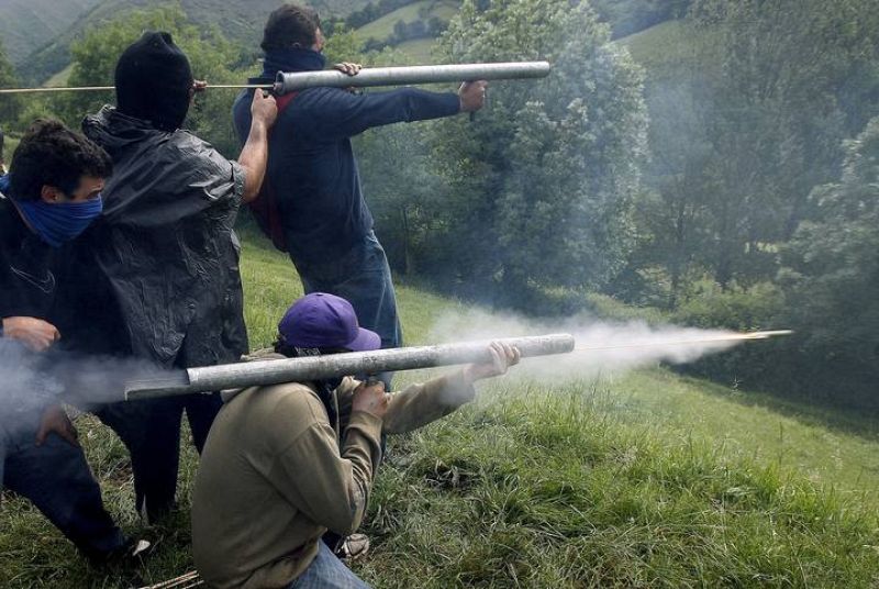 Protestas de los mineros de Asturias