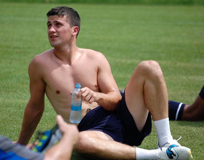 El futbolista irlandés Shane Long, de 25 años