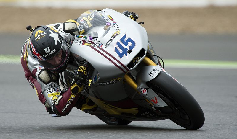 Scott Redding, segundo en la carrera de Moto2 en Silverstone
