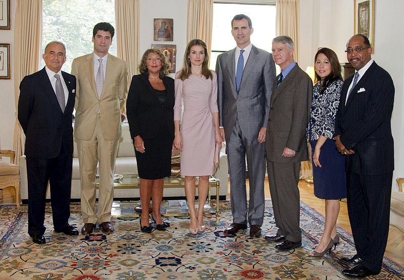 El favorecedor vestido de la princesa fue bautizado por su diseñador como el 'Jordania Stretch'