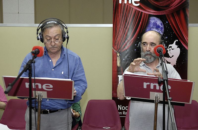 Luis Varela y Álex Angulo, esayan los papeles protagonistas de 'El último trayecto de Horacio Dos'