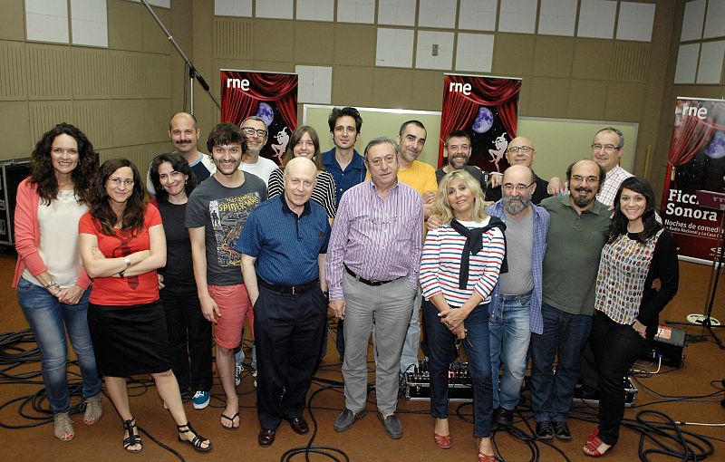 Equipo de la ficción sonora de RNE, 'El último viaje de Horacio Dos'