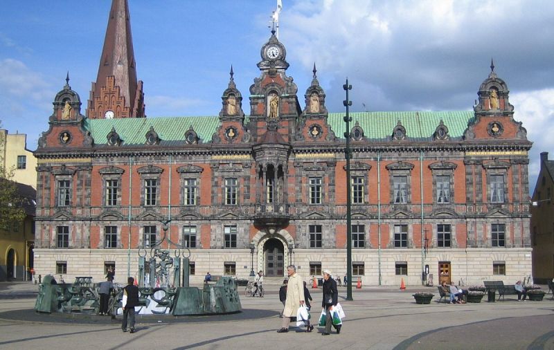 Fachada del ayuntamiento de Malmö