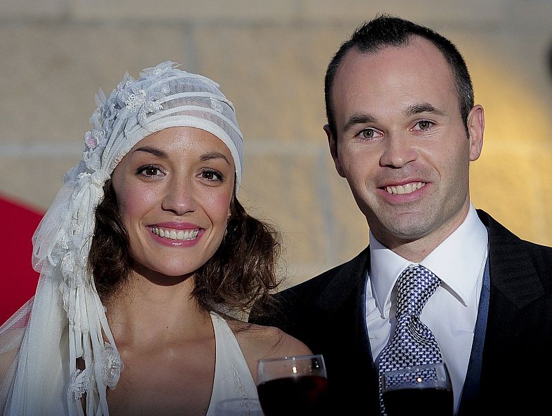 Andrés Iniesta y Anna Ortiz se casaron en Tarragona a la vuelta de la Eurocopa.