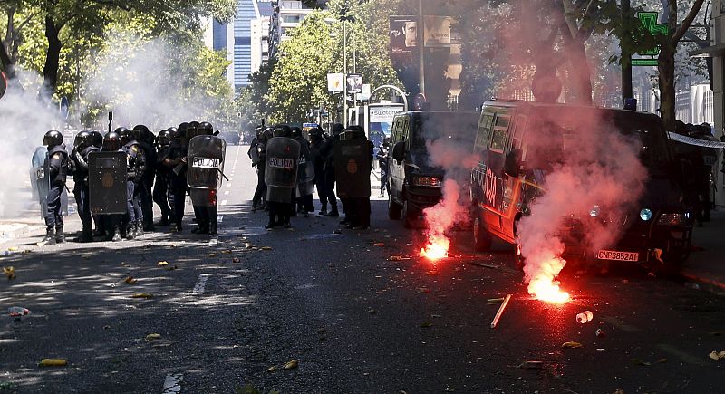 MANIFESTACIÓN APOYO MINERÍA CARBÓN EN MADRID