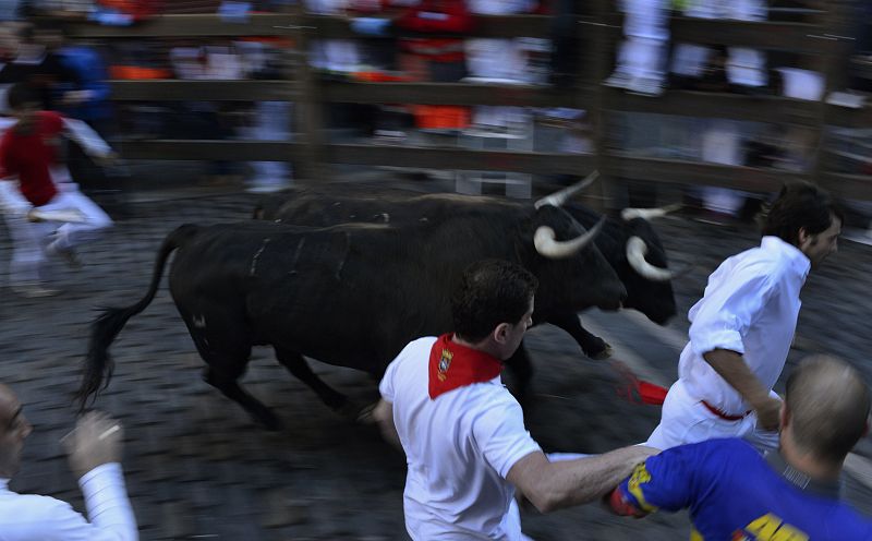 Los dos negros escapados han protagonizado una intensa carrera.