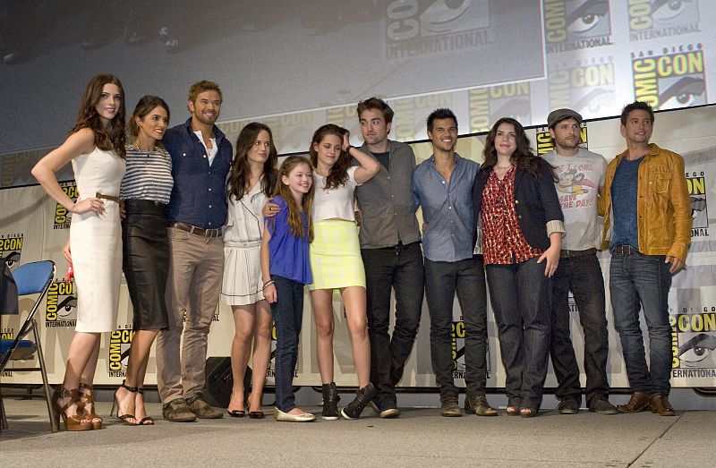 El reparto de la última entrega de  'Crepúsculo: Amanecer- Parte 2'