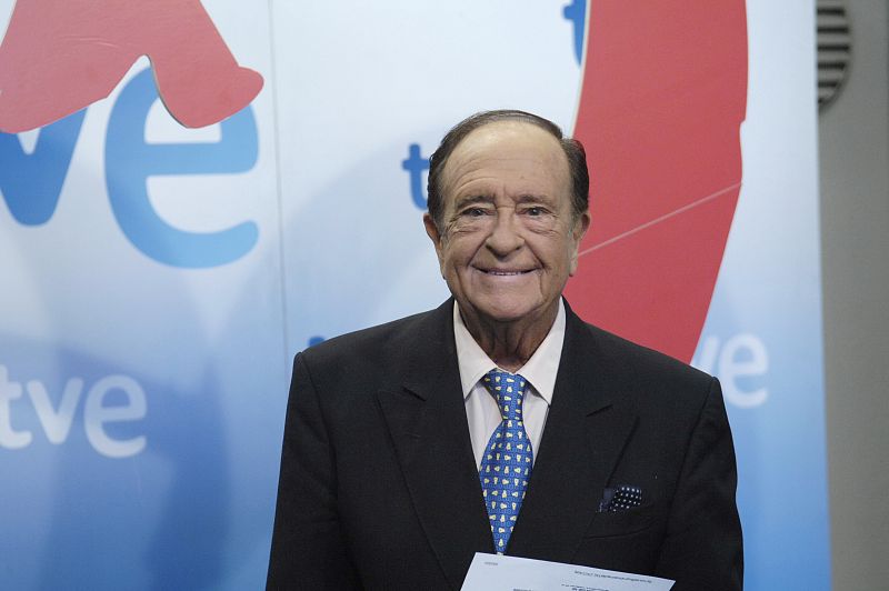 José Luis Uribarri en una de sus últimas apariciones con TVE.