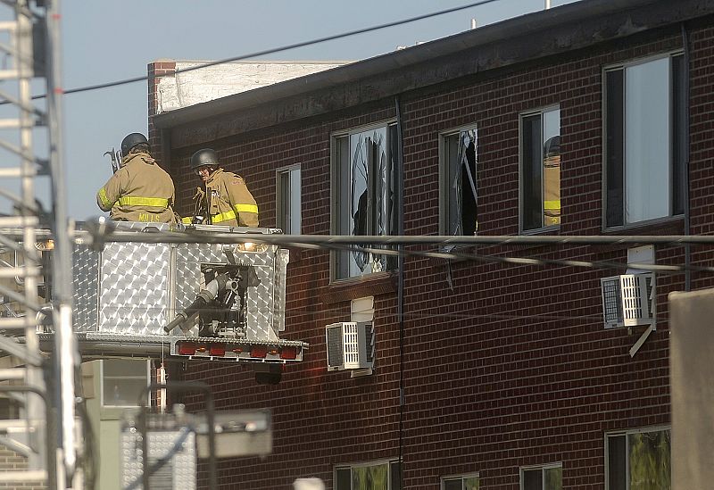 La Policía accede a la casa del presunto autor