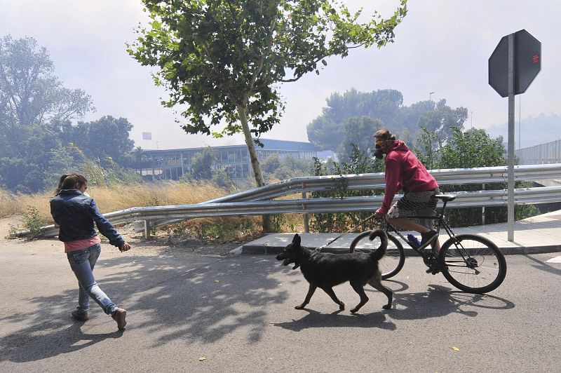 INCENDIO FORESTAL LA JONQUERA (GIRONA)