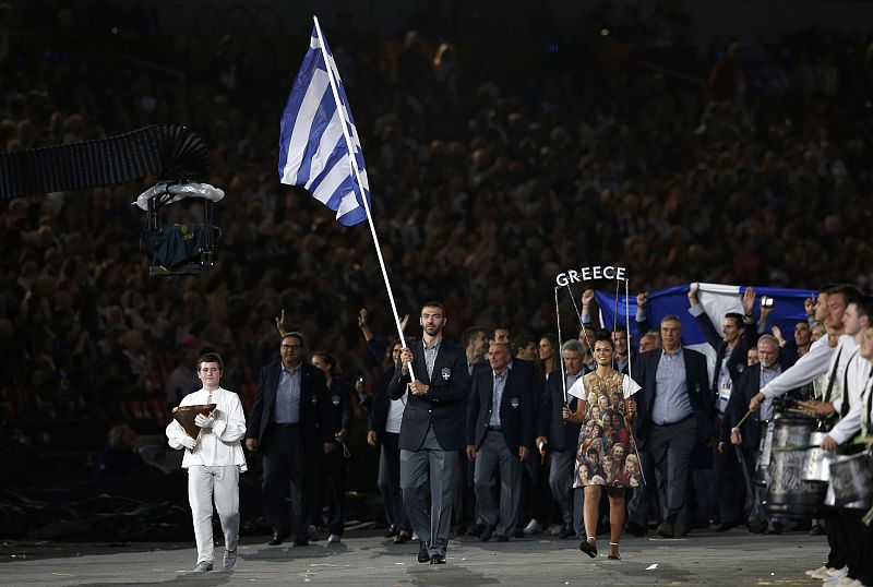 Estrellas en la inaugruación de Londres 2012