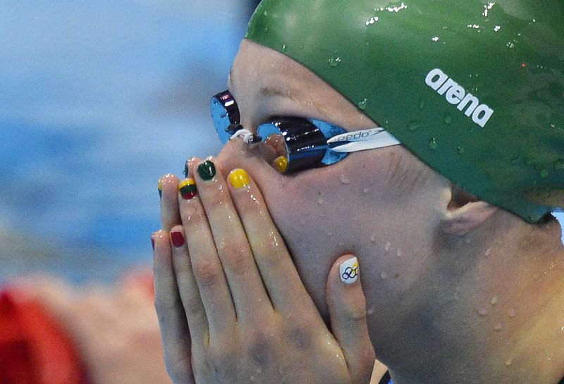 La nadadora lituana Ruta Meilutyte, campeona olímpica en los 100m braza de Londres 2012