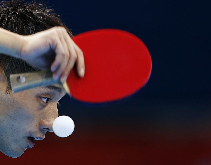 Zhang Jike, jugador chino de tenis de mesa en londres 2012