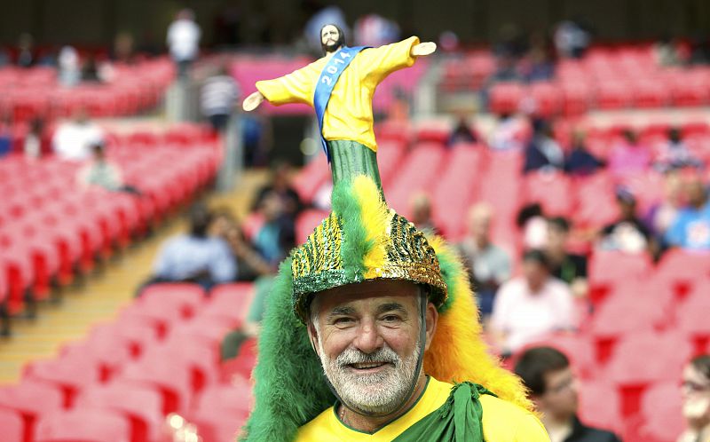 Los aficionados brasileños son de los más alegres, coloridos y originales a la hora de ir a animar a su equipo.