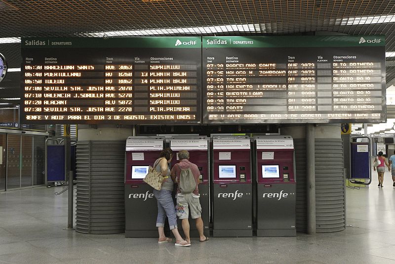 Cancelados 267 trenes de alta velocidad y larga y media distancia por la huelga