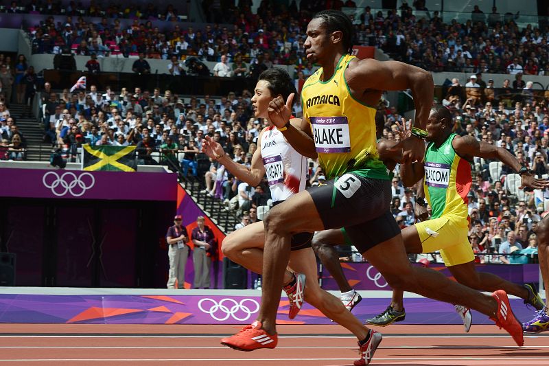 El jamaicano Johan Blake se impone con autoridad en su serie