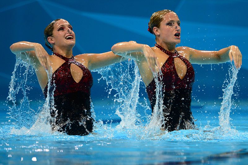 Las nadadoras argentinas de sincronizada en Londres 2012
