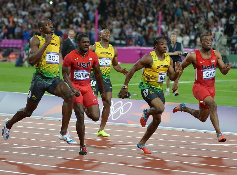 Bolt, oro en los 100 metros lisos