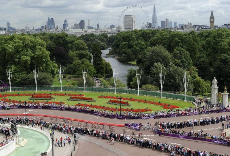 Con gran expectación se ha vivido en las calles de Londres la prueba de triatlón. 