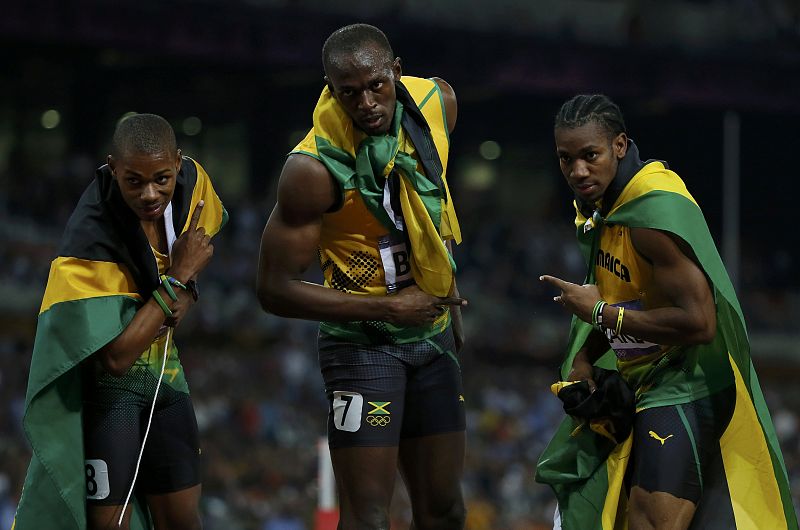 Éxito absoluto de Jamaica en los 200 metros, en los que ha conseguido un triplete con Bolt, Blake y Weir.
