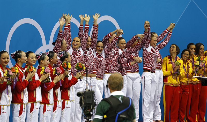 FINAL DE NATACIÓN SINCRONIZADA POR EQUIPOS
