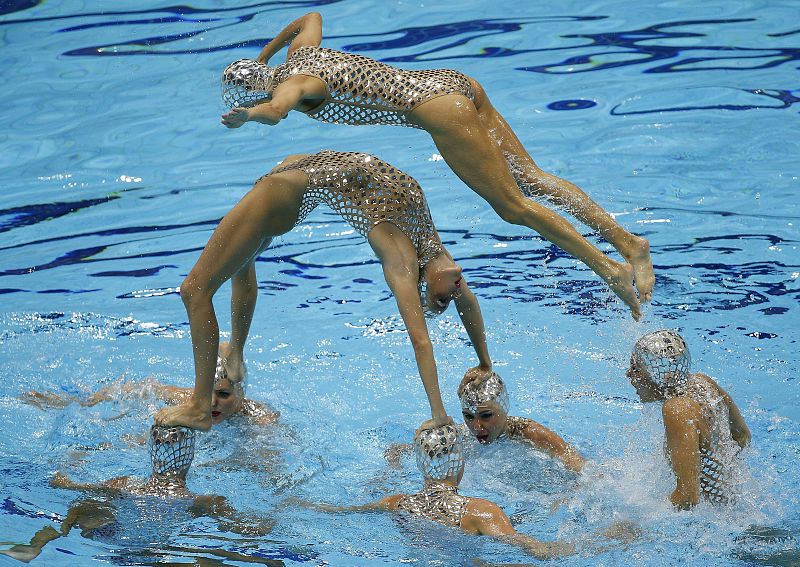 ESPAÑA, BRONCE EN LA FINAL DE NATACIÓN SINCRONIZADA POR EQUIPOS