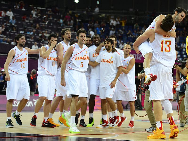 La selección española de baloncesto luchará por el oro en Londres