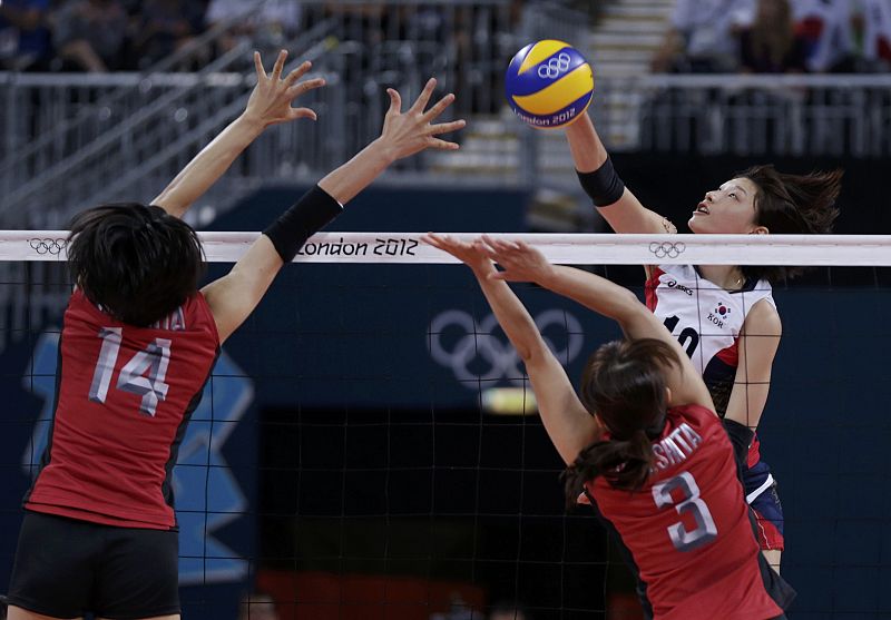 Corea del Sur y Japón se disputan la medalla de bronce en voleibol en Londres