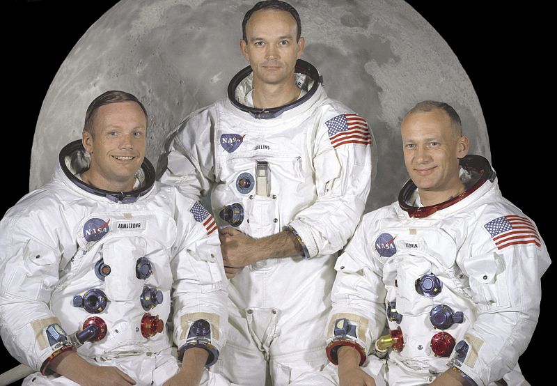 NASA file photo of the Apollo 11 astronauts