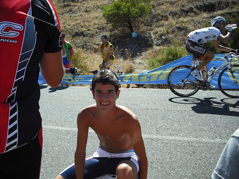 Ciclistas en la montaña