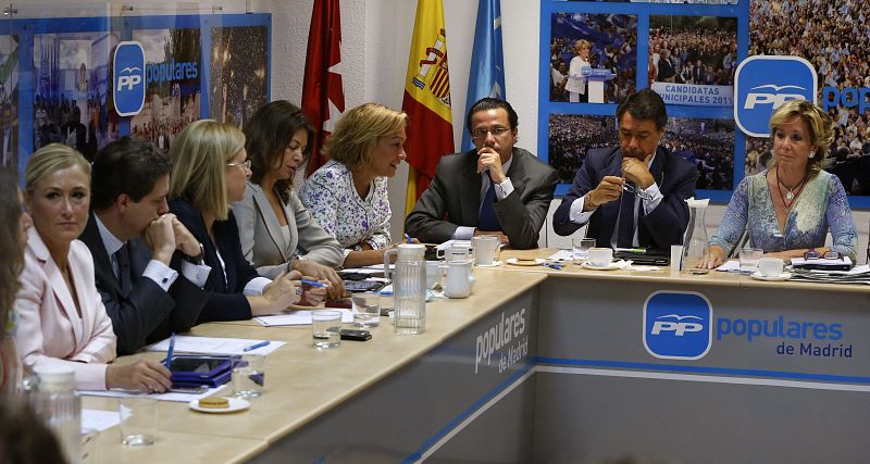 Esperanza Aguirre reunida con Ignacio González