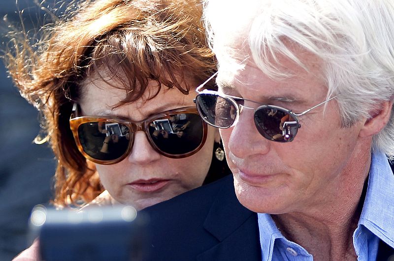 SUSAN SARANDON Y RICHARD GERE EN EL FESTIVAL DE CINE DE SAN SEBASTIÁN, EN EL QUE PRESENTAN "EL FRAUDE"