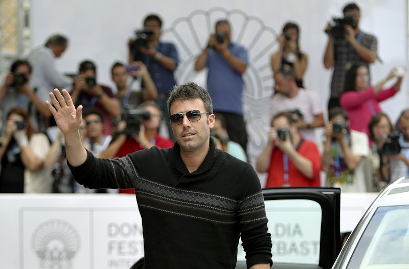 EL ACTOR BEN AFFLECK LLEGA AL FESTIVAL DE CINE DE SAN SEBASTIÁN