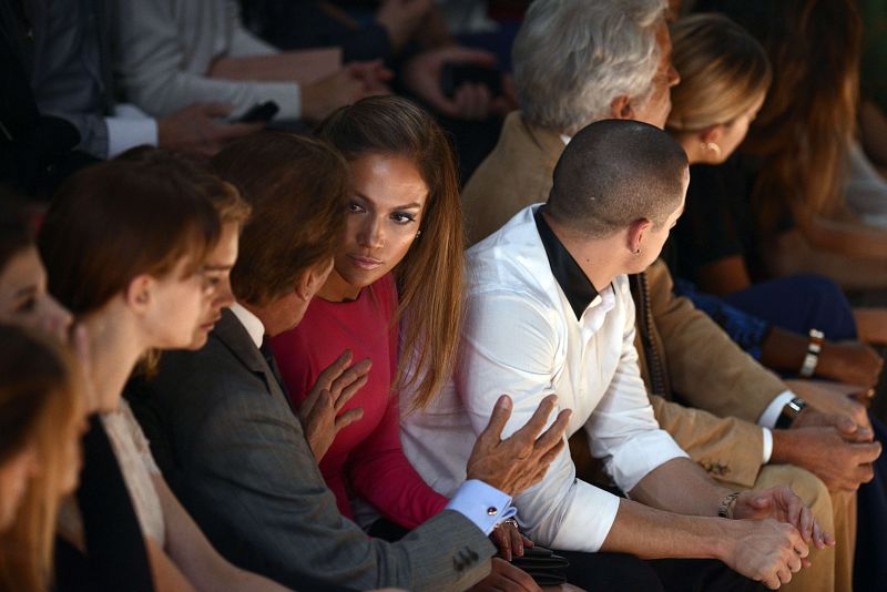 El martes por la tarde Jennifer López también acudió al desfile de Valentino.