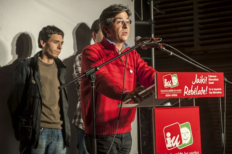 ACTO DE APERTURA DE CAMPAÑA DE IU EN EL PAÍS VASCO