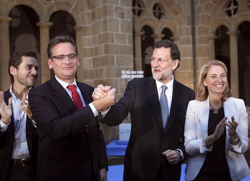 RAJOY CLAUSURA UN ACTO ELECTORAL DEL PP VASCO