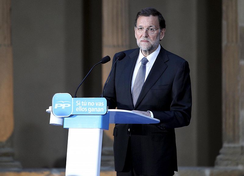 RAJOY CLAUSURA UN ACTO ELECTORAL DEL PP VASCO