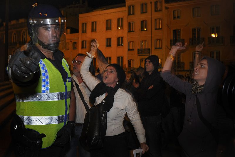 Protestas contra los recortes en Portugal