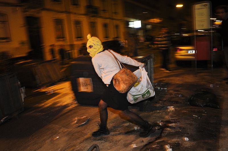 Protestas contra los recortes en Portugal