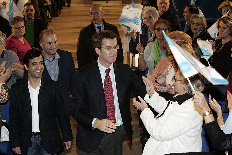 ALBERTO NÚÑEZ FEIJÓO EN MITIN ELECTORALEN FERROL