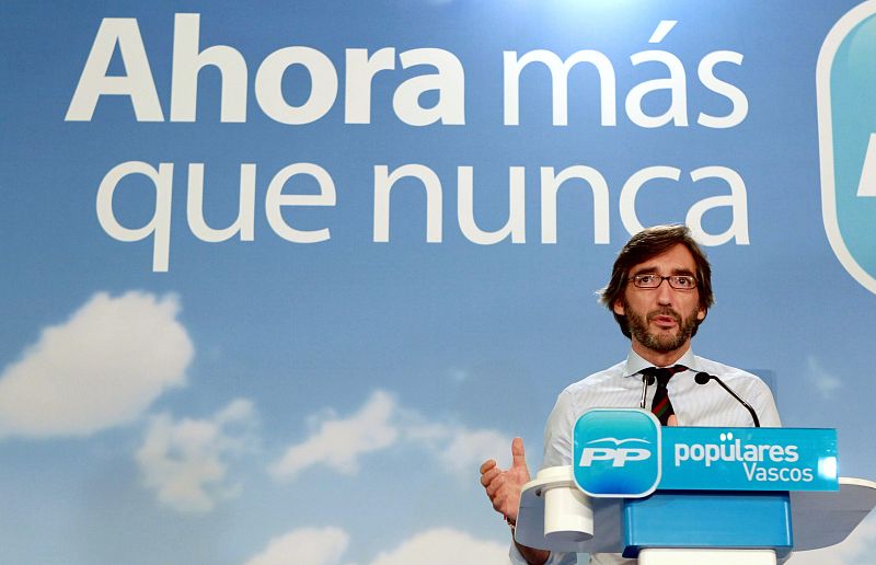 El secretario general del PP del Pais Vasco y candidato por Álava, Iñaki Oyarzabal