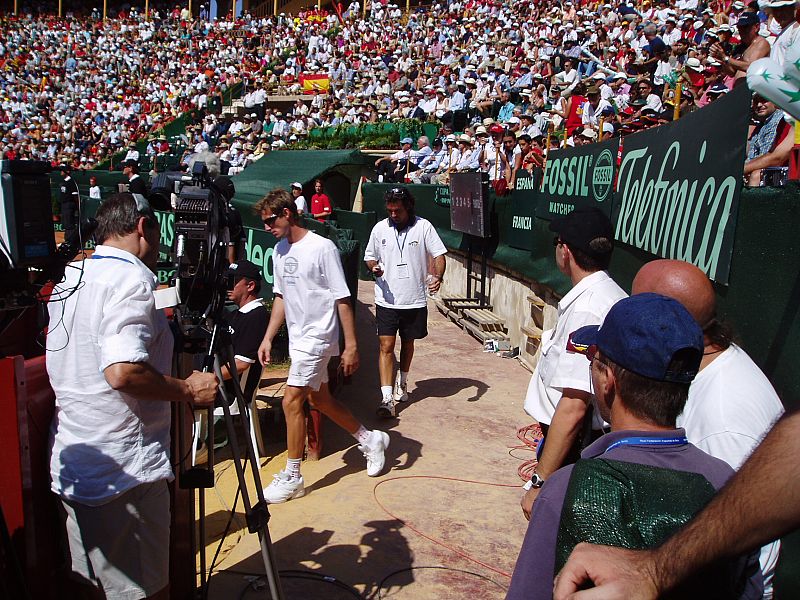 Ferrero en Semifinal Davis Alicante 2004