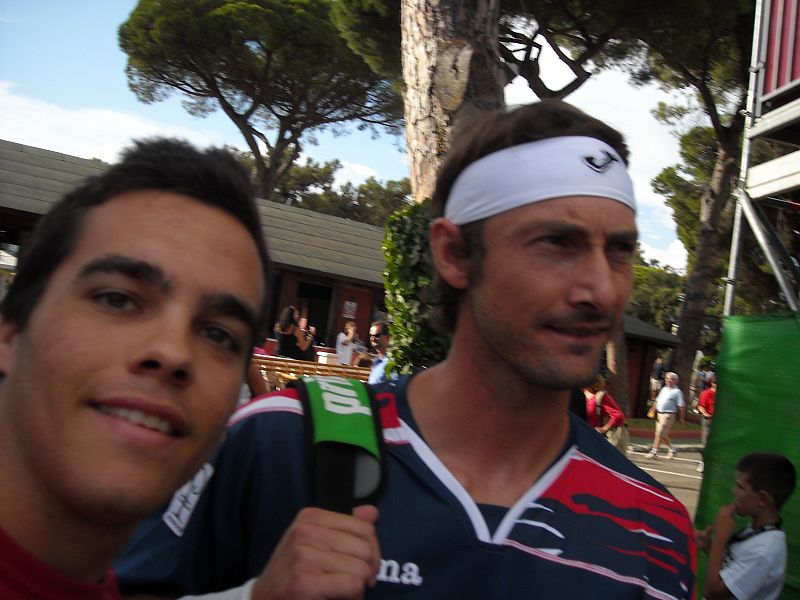 Ferrero ha sido de siempre mi ídolo y con tal de conseguir una foto con él me colé entre la seguridad para obtenerla