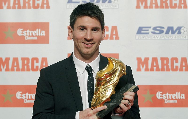 Messi, galardonado con la Bota de Oro