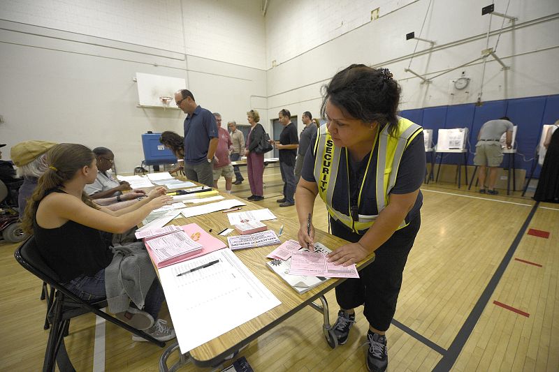 Votación en Pacific Palisade, California