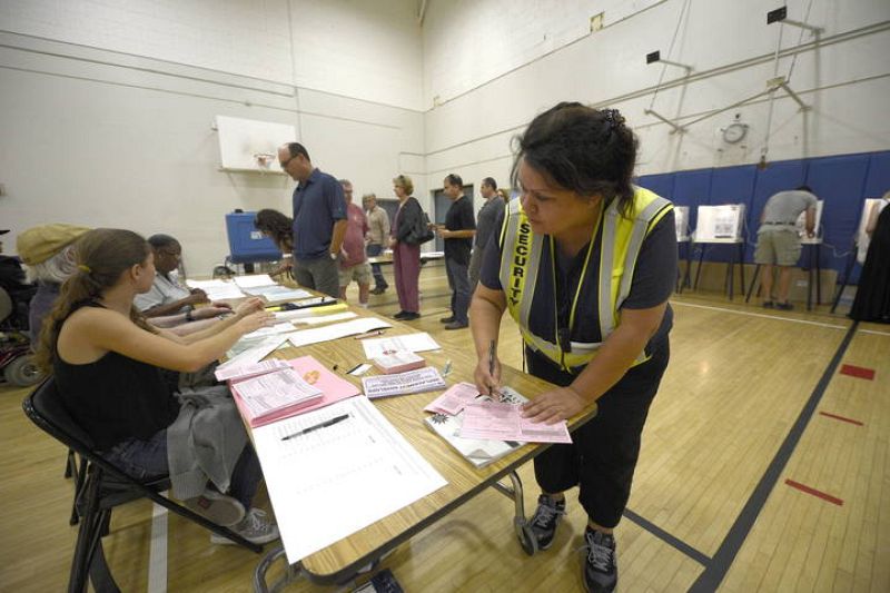 Votación en Pacific Palisade, California