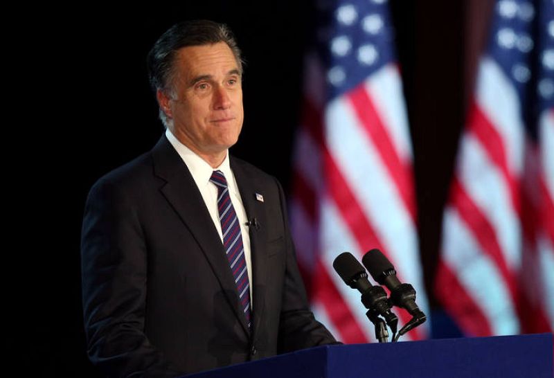 Republican Presidential Candidate Mitt Romney Holds Election Night Gathering In Boston
