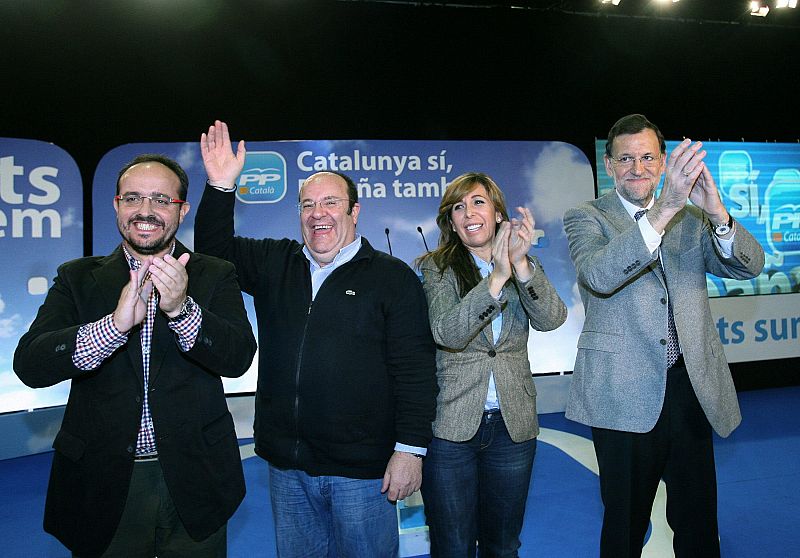 Rajoy participa en un acto electoral del PPC en Tarragona